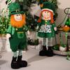 Adorable Green Leaf Festival Decorative Doll For Boys And Girls Soft Fabric Style