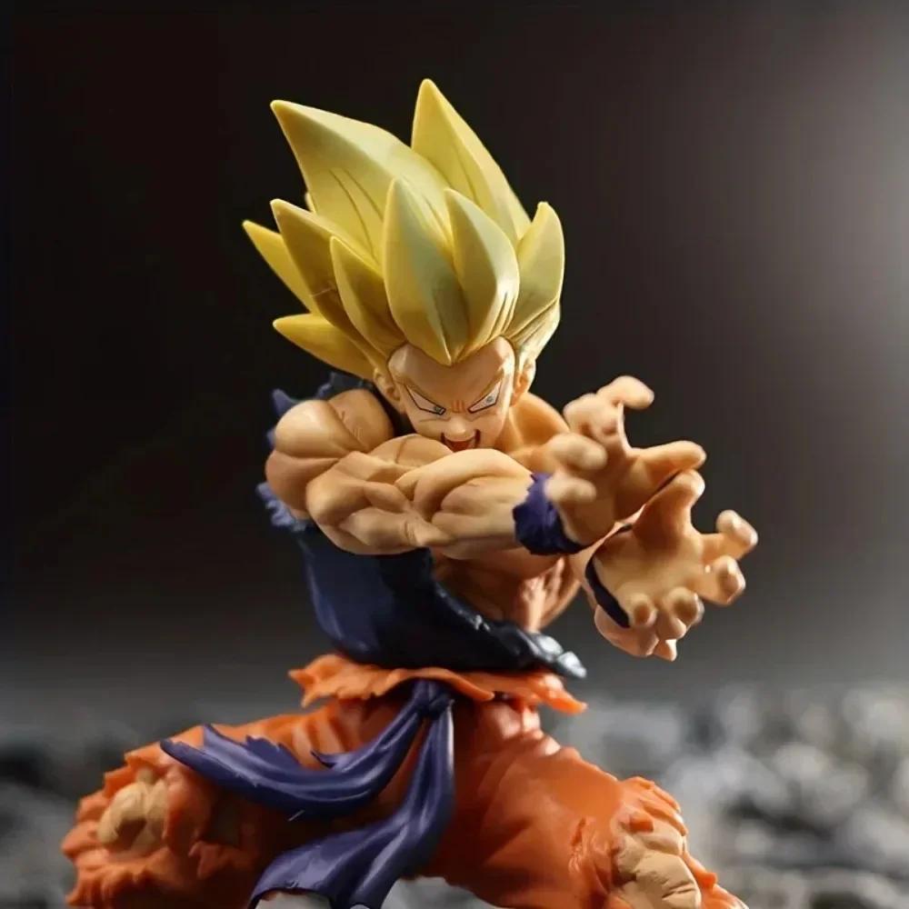5.91in/15cm Anime Dragon Ball Z Figure Kamehameha Goku Action Figures Pvc Statue Collection Model Toys Gifts
