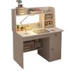 Integrated Desk with Bookshelf: Computer and Writing Desk for Home or Office