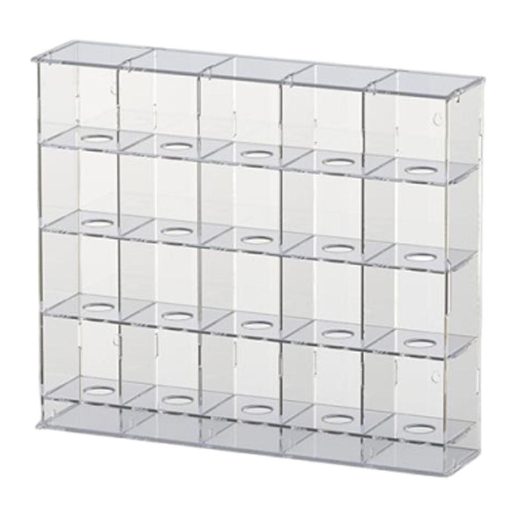 Acrylic Golf Ball Display Rack Showcase Gift Practical Clear Golfball Holder 20 Grids