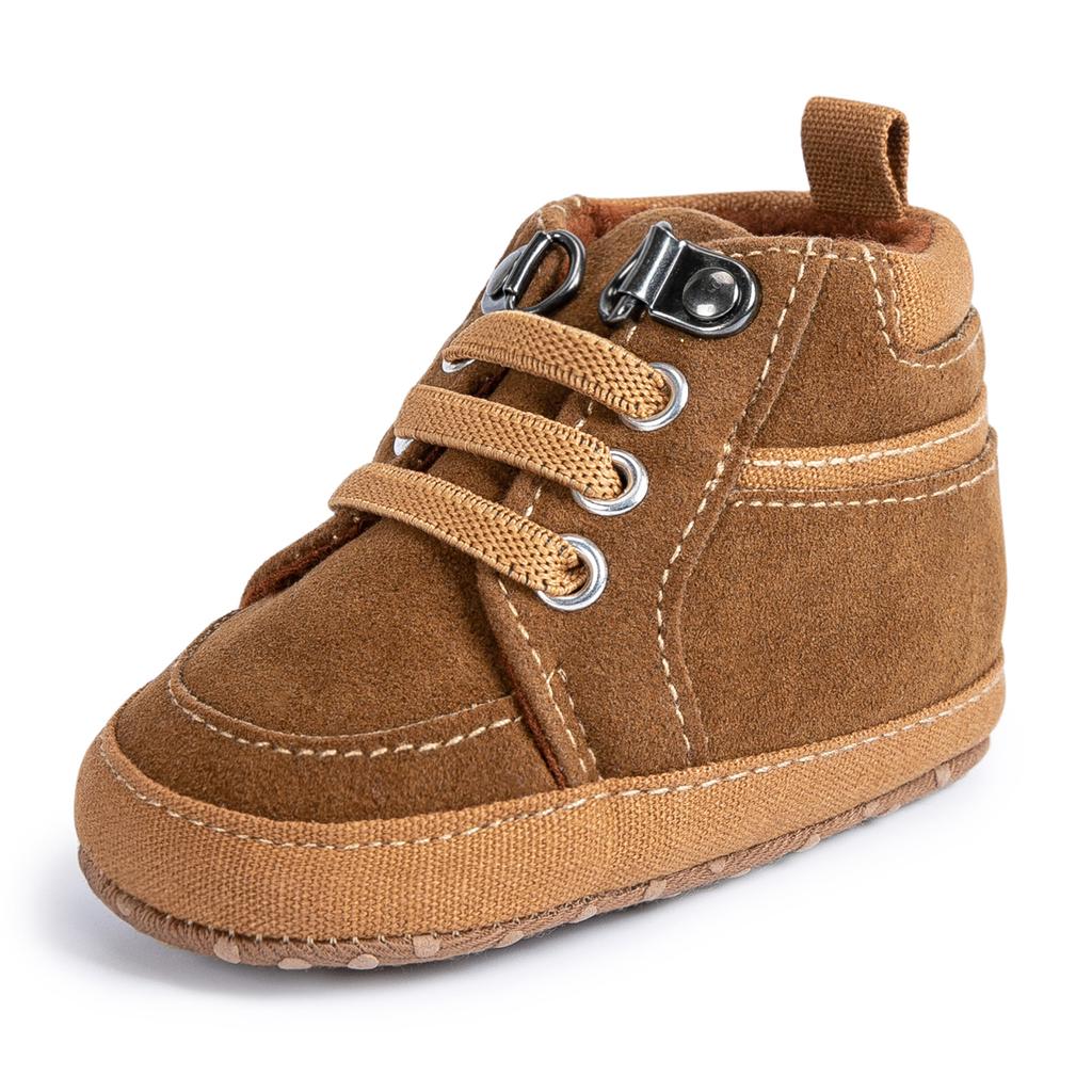 Baby Sneakers Infant Boys Girls Sports Shoes Toddler Casual Cotton Sole Anti-slip PU First Walkers Crawl Crib Basketball Shoes