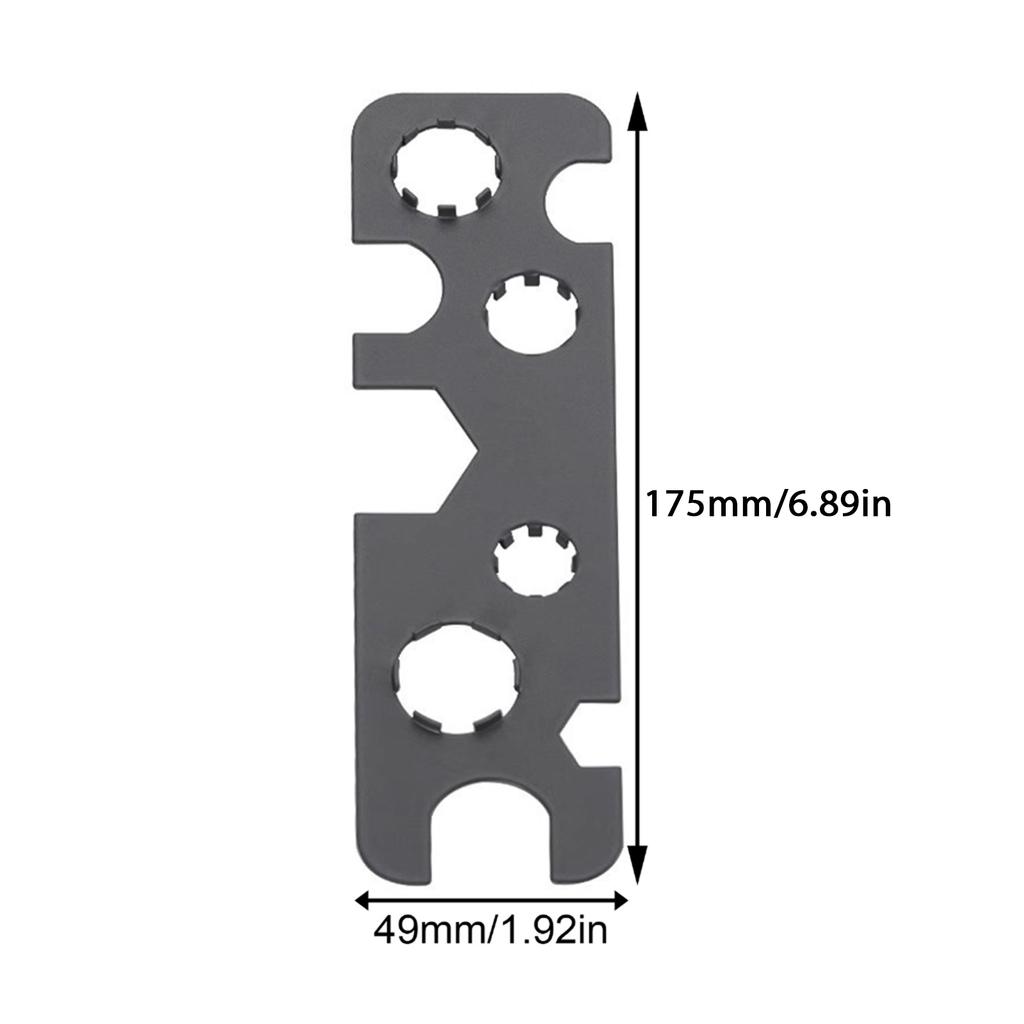 Ergonomic Faucet Aerator Wrench Professional Tool Universal Sink Aerator Removal Key Compact Size for Multiple Sizes