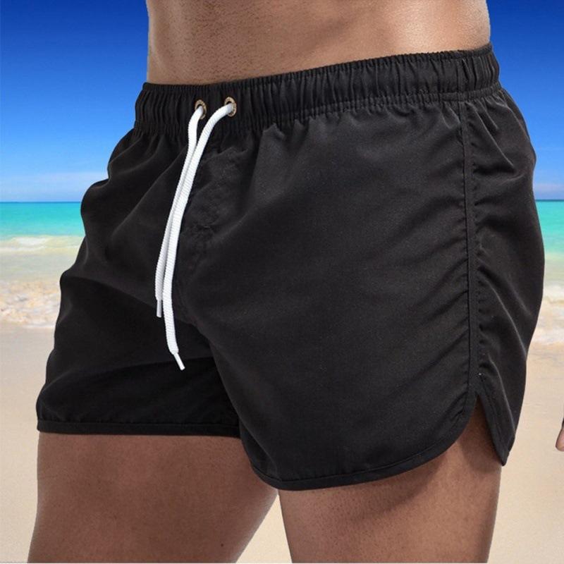 Summer Men's Beach Shorts, Men's Large Size Three-quarter Length Shorts, Sports Quick-dry Shorts, Casual Shorts Without Metal Buckles.