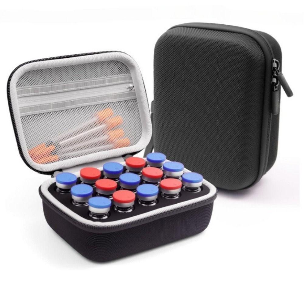 10ML Insulin Vials Storage Case Large Capacity EVA Insulin Case Waterproof Wear-resistant Insulin Organizer Diabetes Care