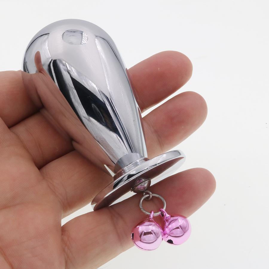 Back Court Sexy Bell Butt Plug with Rope Lower Body Training Adult Game Toy for Couple Bed