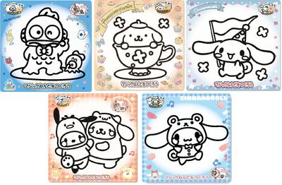 Nobu Company Sanrio Magic Clay Boys 5-Piece Set (Hangyodon/Pom Pom Purin/Cinnamoroll/Pochacco & Pom Pom Purin/Friend Costume Cinnamoroll) HG1215-SET