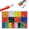 400-2120PCS Box VE Tubular Crimp Terminals Wire Insulated Terminator Block Cord End Connector Electrical Tube Terminal