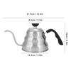 1200ml Capacity Gooseneck Kettle 1000ml Capacity Drip Coffee Kettle Coffee Drip Kettle  Tea Brewing
