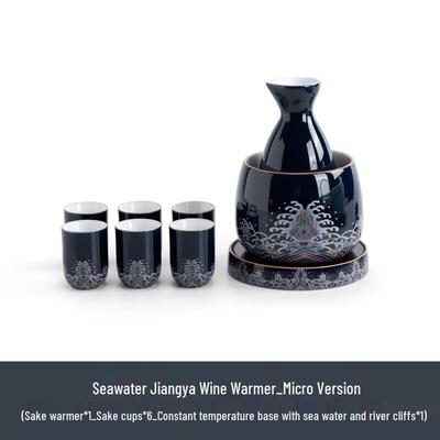 Nanshan Sir Chinese Ceramic Warm Wine Set