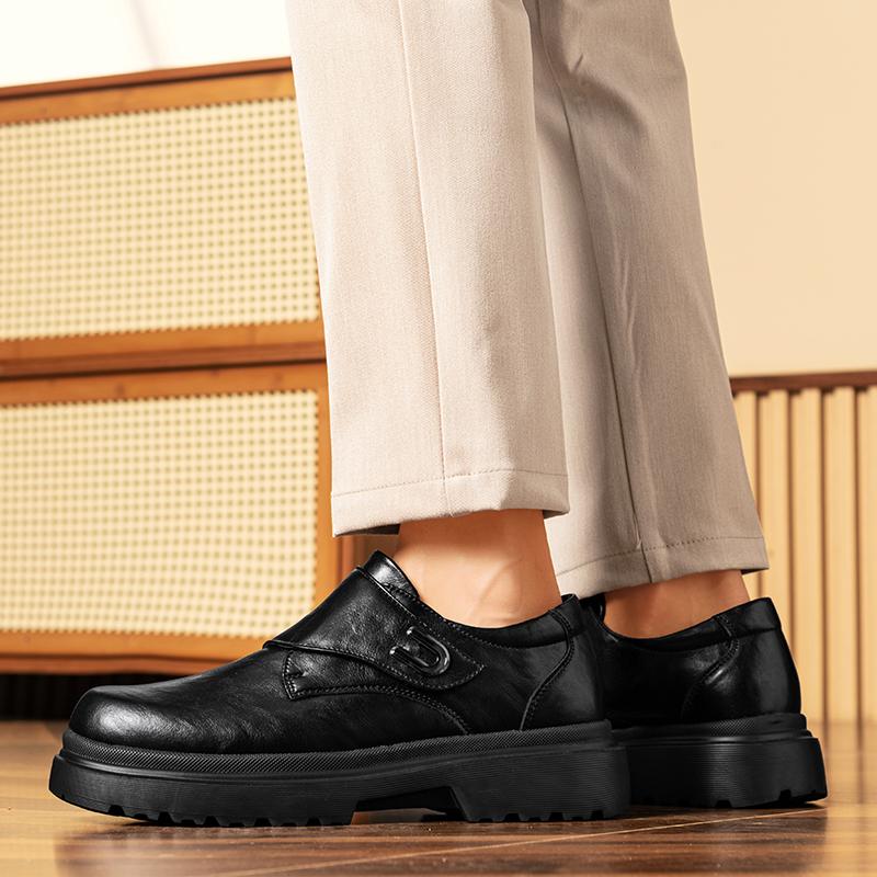 New Versatile Casual Shoes Anti Slip Wear-resistant Lightweight and Versatile Men's Shoes All Season Outdoor Leather Shoes