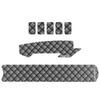1 Set Bike Chain Sticker Waterproof Scratch Proof Faux Leather Bicycle Frame Anti-scratch Protector Decal for E-bike