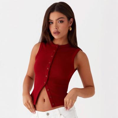New Loose Multi-Color Versatile Fashionable Commuting Elegant Top For Spring And Summer Sleeveless T-Shirt Camisole Vest For Women