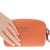 PRADA  1BH192 Shoulder Bag Orange leather Women