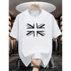 European sizes Summer New Trendy Printed Short Sleeve Men's Top