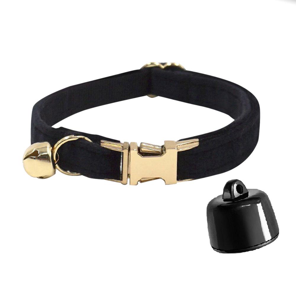 Smart Cat Collar with Bell Personalised Pet Accessories Lightweight Cat Dog Tracker Compatible with iOS and Android
