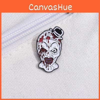 Creative New Halloween Series Clown Horror Brooch Decorative Skull Metal Badge