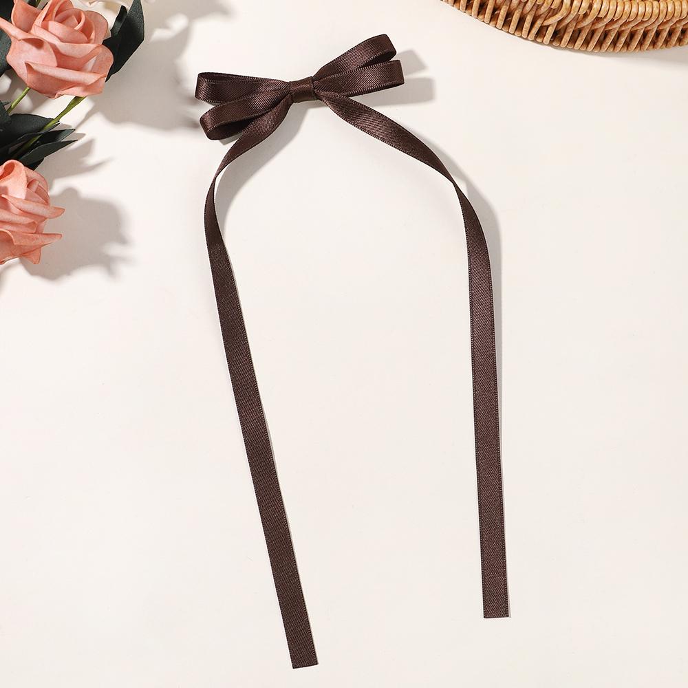 2pcs Vintage Red Velvet Bow Hair Clip For Women Girls Korean Long Tassel Ribbon Hairpins Barrettes Headwear Hair Accessories