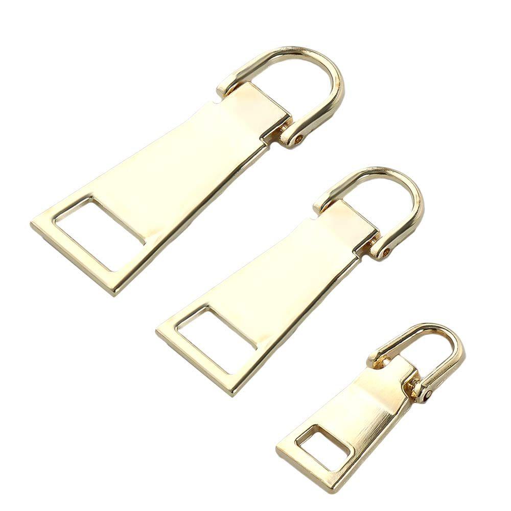 Metal Universal DIY Detachable For Backpack Coat Tab Repair Kits Zipper Sliders Zipper Head Zipper Pullers