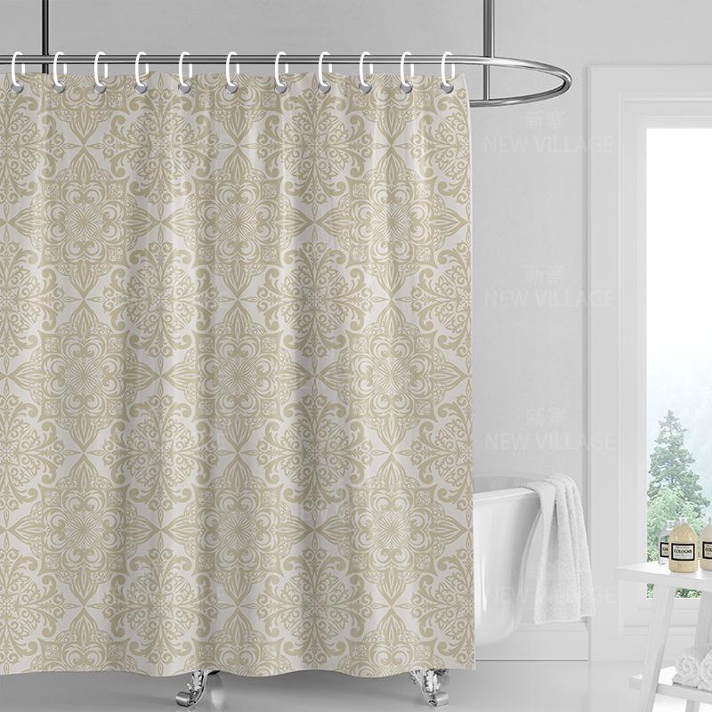 Dekoracja domu zasłony prysznicowe łazienka wodoodporna zasłona materiał Pokój dzienny Nowoczesny Nordycki Nowoczesny prosty wzór geometryczny