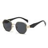 Fashion Polygonal Metal Frame Sunglasses Men Luxury Brand Designer Decorative Sun Glasses New Retro Sunglasses Women Uv400