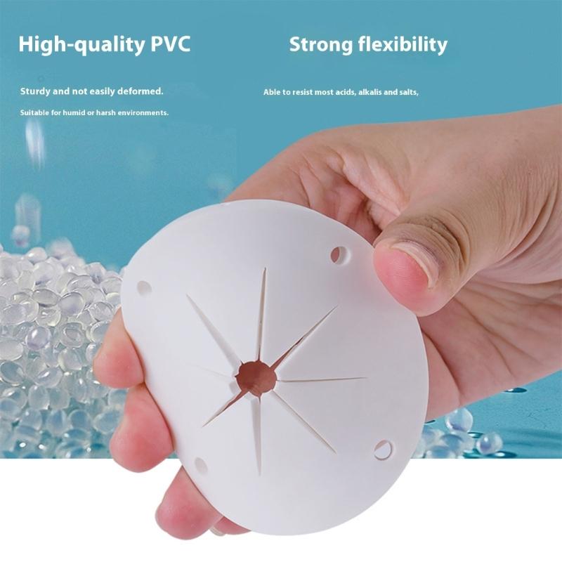 Fishing Rod Holder Cover Gasket PVC Flexible Poles Hole Guard Casting Rod Protective Caps Boat Accessories Fishing Gear