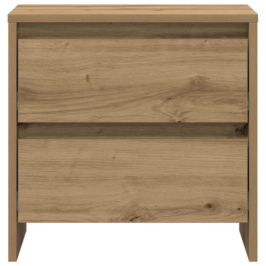 Nightstand Artisan Oak 45 X 34 X 44.5 Cm Engineered Wood