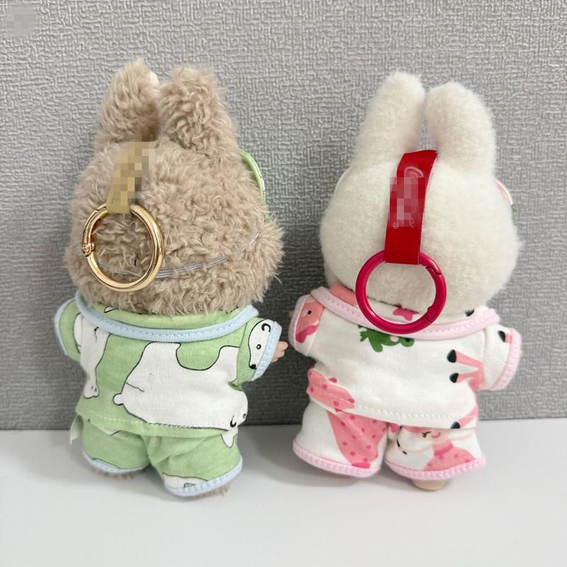 [Cloth Only] 17cm Doll Clothes Cartoon Sleeping Clothes Doll Clothing Set Replacement Fashion Outfit Doll Clothing Replacement