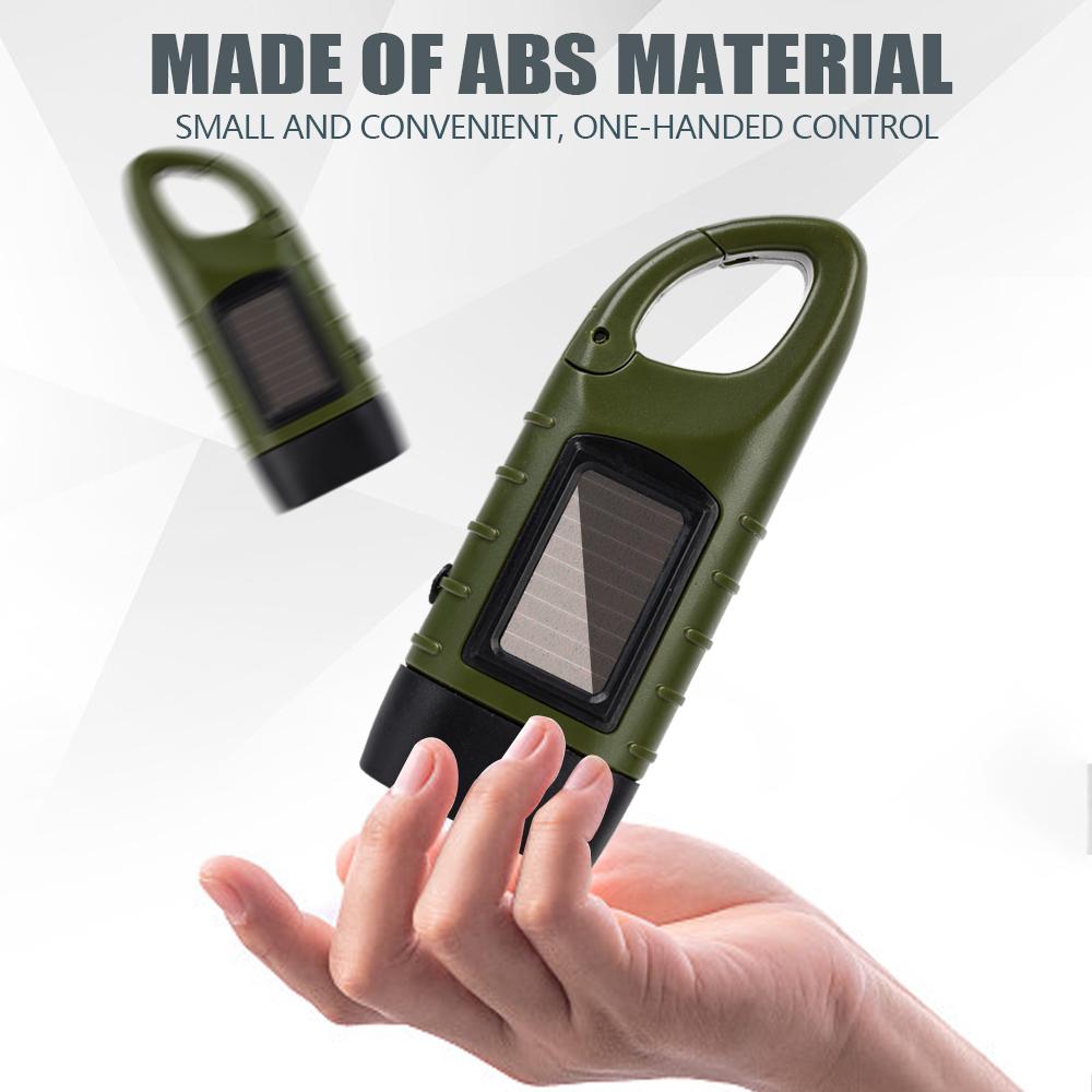 Hand Crank Dynamo Traditional Design for Outdoor Camping Mountaineering LED Flashlight Portable Torch Lantern Solar Power Tent Light