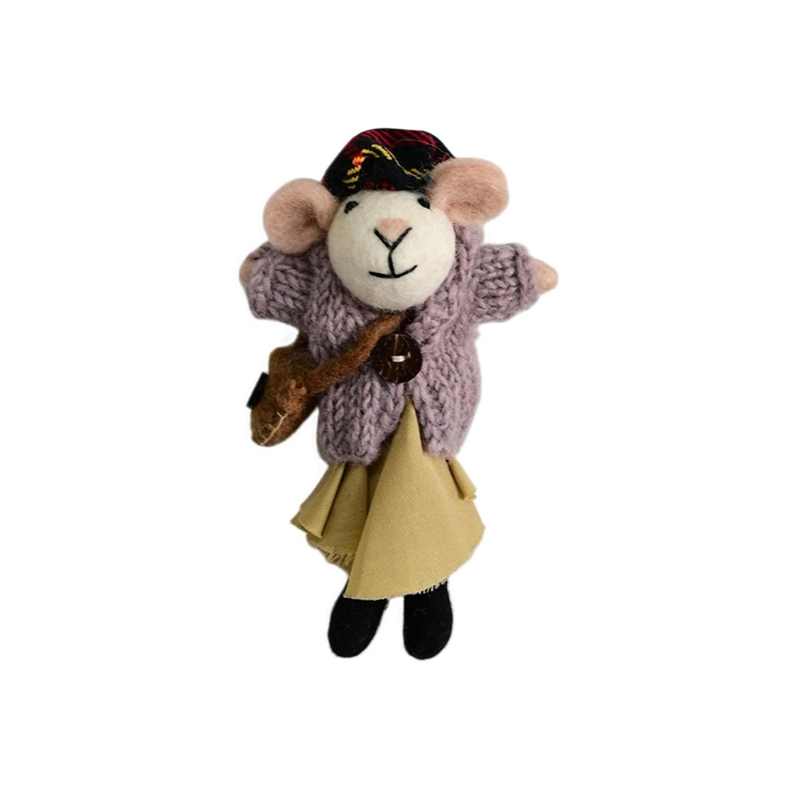 Милые валяные животные, Ручная работа, Украшения для дома, Подарки One Size