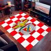 1pc Sport Lisboa e Benfica Print Area Rug - Soft,Washable Non-Slip Indoor Mat for Office Chairs,Living Room,Home Office Decorative Rug