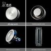 HEENOOR Double-Layer Magnetic Tea Infuser Glass Cup
