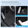 Tesla Model Y 6-Seat Floor Mats - Full Coverage TPE Pineapple Carpet Surface