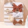 5Pcs/lot Baby Elastic Nylon Headband Newborn Sweet Flower Lace Bow Hair Bands for Babe Infant Toddler Soft Girl Hair Accessories