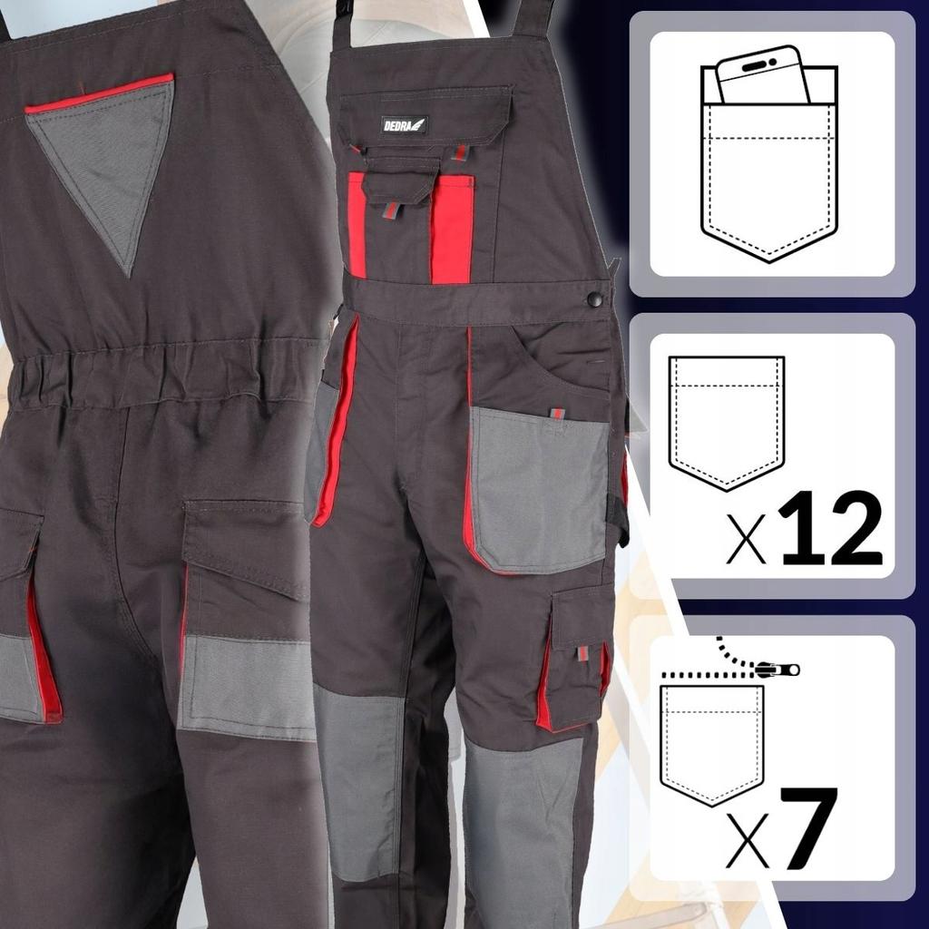 Dedra Long Protective Bigbangs Work Trousers Size /56 Men' 1 Pc