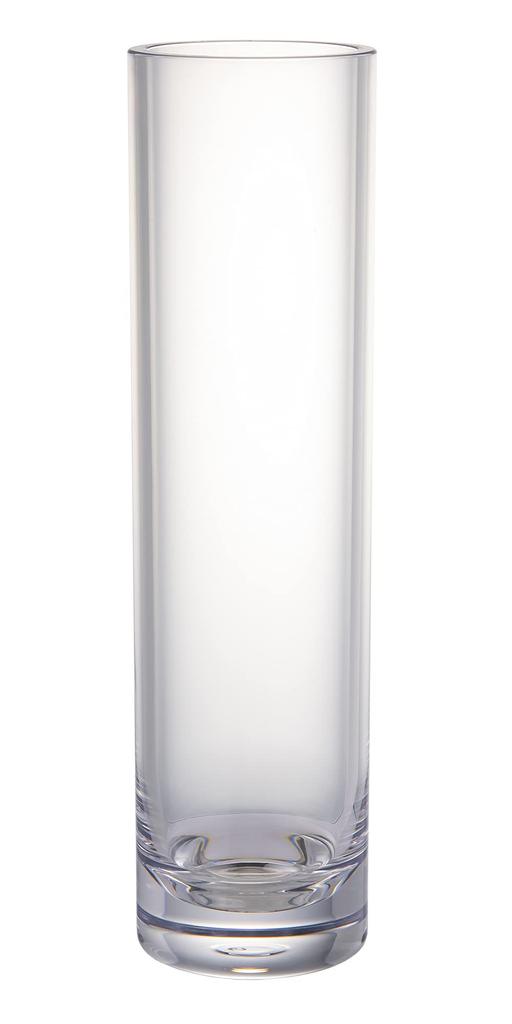 FOYER Unbreakable Vase, Polycarbonate, Stylish, 30cm Tall, 8cm Wide, Large, Product Number: 2300056