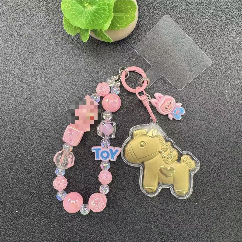 999 Pure Gold My Little Pony Lucky Charm: Wealth & Prosperity Keychain Pendant Includes Gold