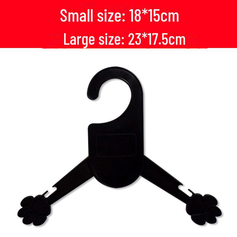 

Вешалка для одежды для домашних животных - Пластиковая стойка для одежды для кошек и собак в зоомагазинах Large чёрный