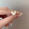 Fashion Vintage Bohemia Love Heart Opening Ring for Women Girl Cute Crystal Hollow Finger Rings Sweet Aesthetic Jewelry Gift