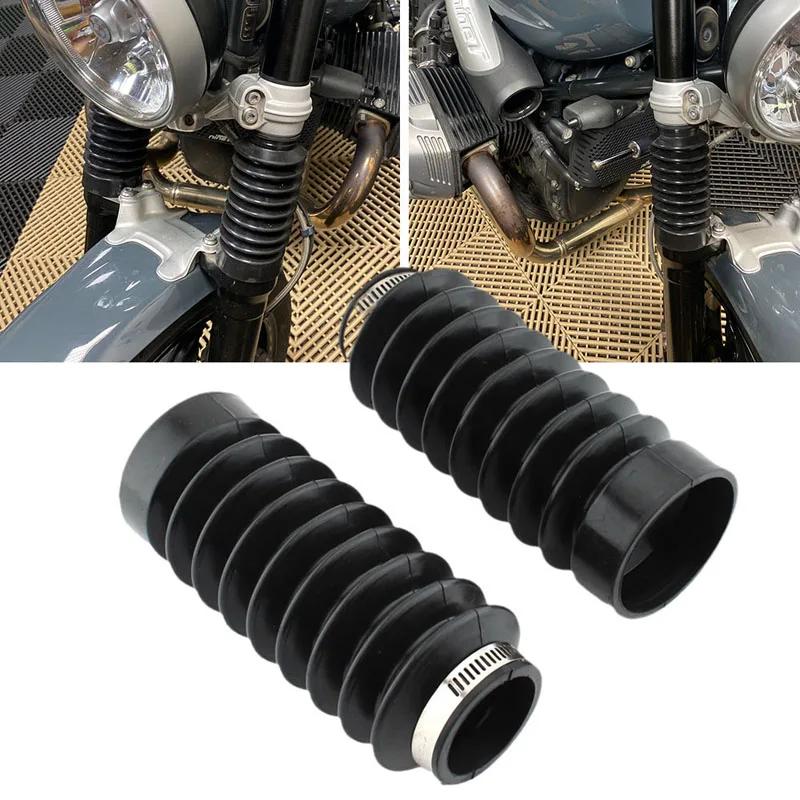 For R Nine T Scrambler/Pure Urban G/S Front Fork Cover Motorcycle Dust Cover Guard Gaiter Boots Shock Absorber Protector Rubber