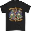 26 Men's Dungeons & Frogs Role Playing RPG 100% Cotton T-Shirt- Unisex T-Shirt