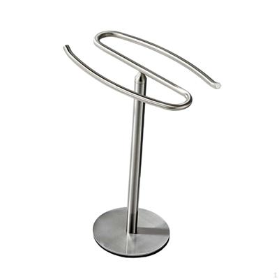 Elegant Stainless Steel Towel Bar And Necklace Hanger for Home