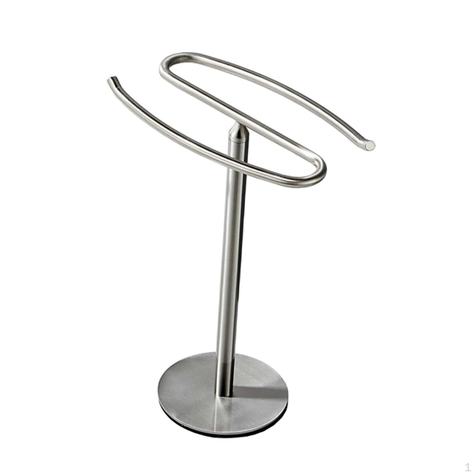 

Elegant Stainless Steel Towel Bar And Necklace Hanger for Home Golden