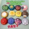 New Simulated Dumpling Squishy American Anniversary Edition Stress Balls With Steamer Reusable Rebound Squeeze Reliever Toys
