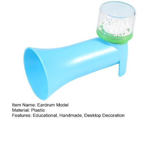 1 Sada DIY Model Bubínku Stavebnice Lidské Ucho Vedení Zvuku Učení Ručně Vyráběná Simulace Bubínku Stavební Řemesla Děti STEM Vzdělávací Fyzika Věda