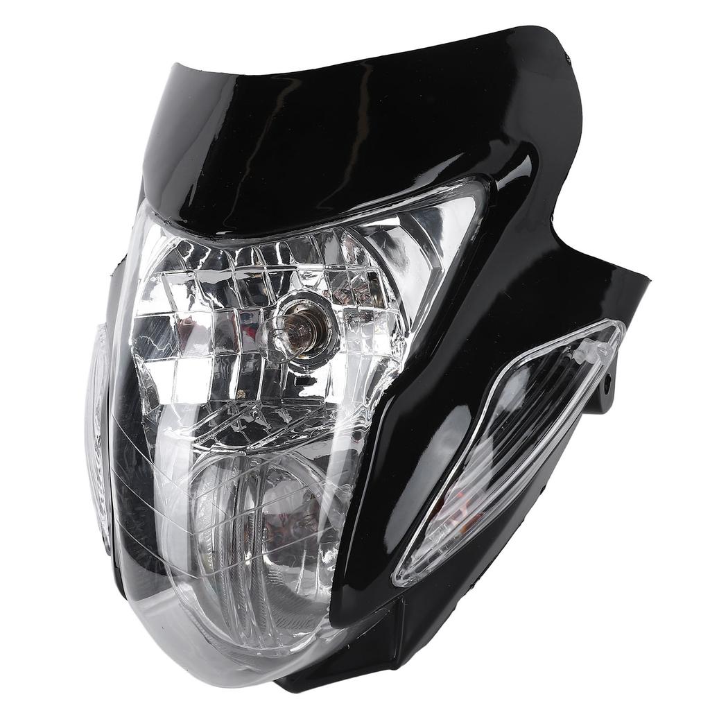 Motorcycle Headlight Skull Cover Brighter Wider Vision Light Protection Headlamp Fairing