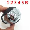 Chrome 5/6 Speed Gear Shift Knob Shifter Lever Stick Head Handball For OPEL VECTRA C SIGNUM 2002-2005 Car Styling Accessories