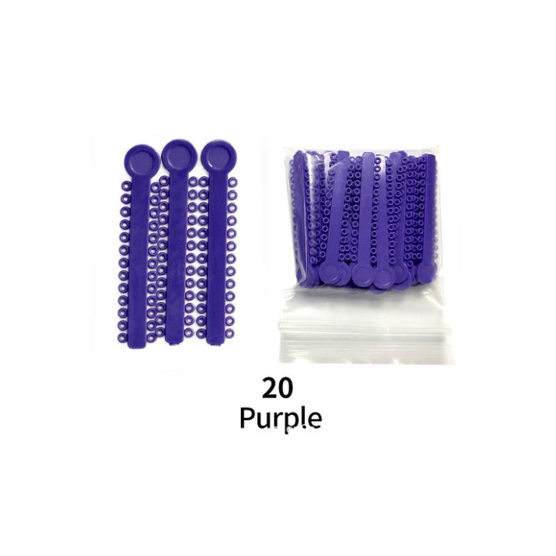 1040 Uds/40 Varillas De Ligadura Elástica De Ortodoncia Dental Bandas Coloridas Anillos Elásticos De Látex Para Soportes Herrami