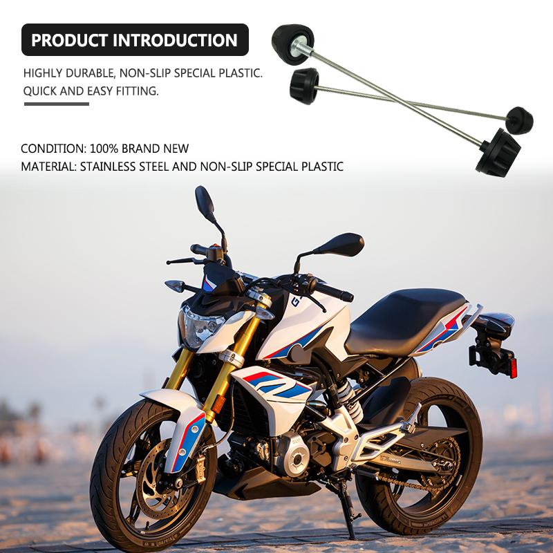 For BMW G310GS G310R Front Rear Wheel Fork Axle Sliders Cap Crash Falling Protector G310 GS 2017-2023 Motorcycle Accessories