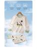 Kids' Autumn Korean Style Pajamas: Cartoon Cotton Home Wear Set for Boys and Girls