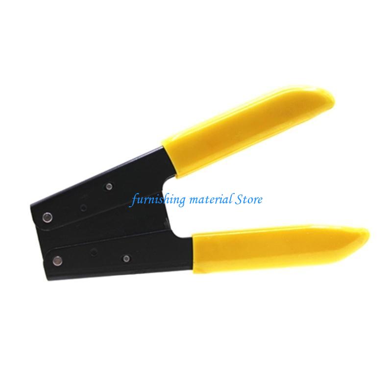 Y5GD Leather Cable Stripper 2.0x1.6mm Fiber Stripper Tool Cable Stripper Precise Stripping Tool for Home Repairs